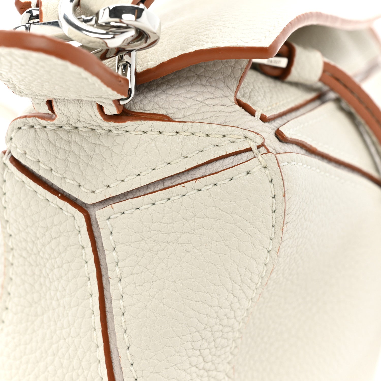 Loewe Calfskin Mini Puzzle Bag Soft White 11 of 11