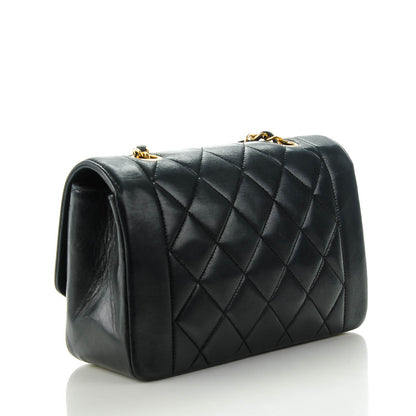 Chanel Lambskin Quilted Small Single Flap Black 3 of 9