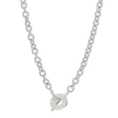Tiffany Sterling Silver 1837 Toggle Necklace 1 of 4