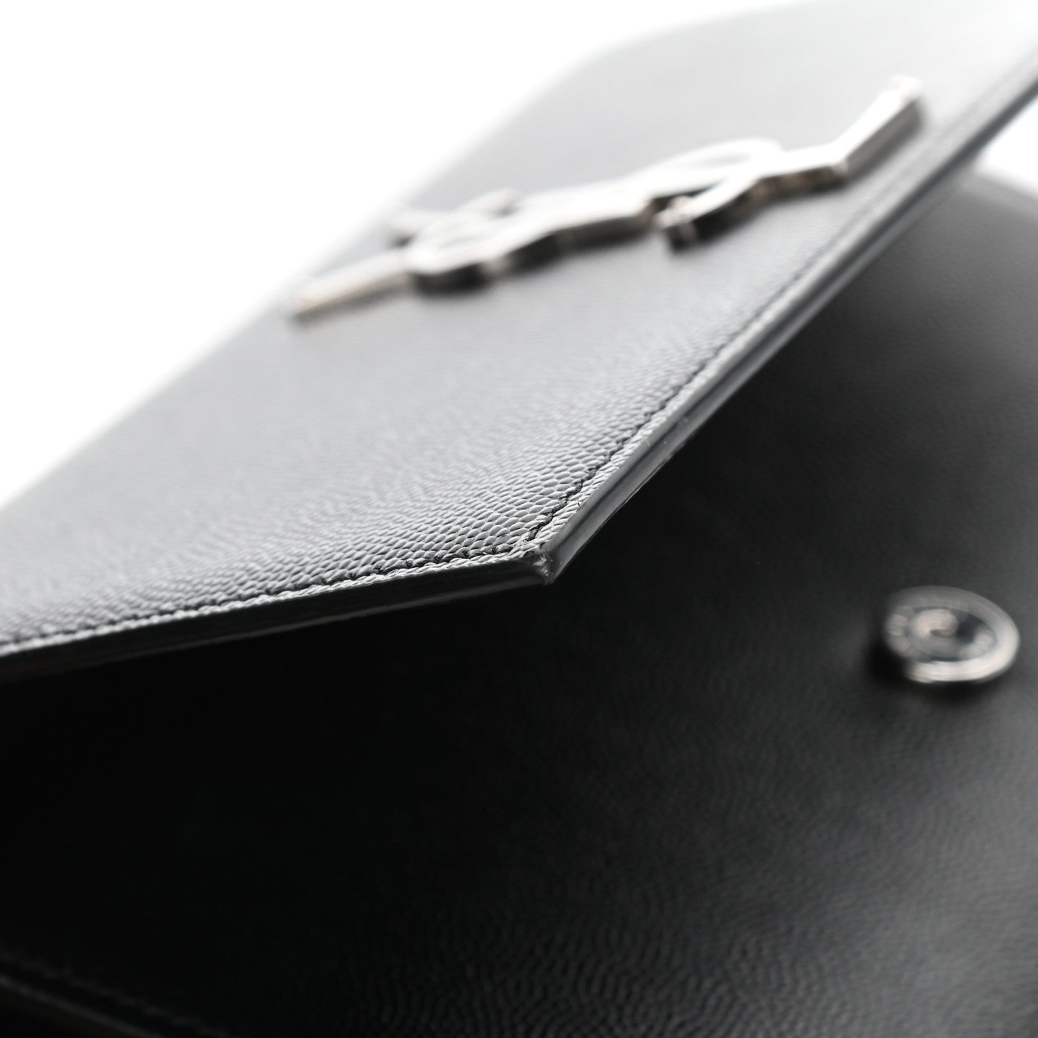 Saint Laurent Grain De Poudre Small Monogram Kate Satchel Black 7 of 9