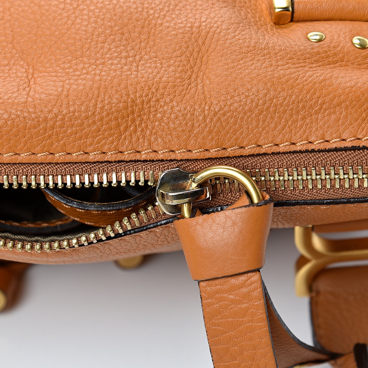 Chloe Calfskin Medium Marcie Satchel Light Tan 10 of 12