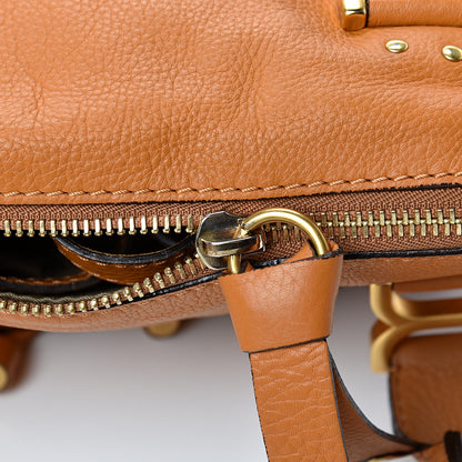 Chloe Calfskin Medium Marcie Satchel Light Tan 10 of 12