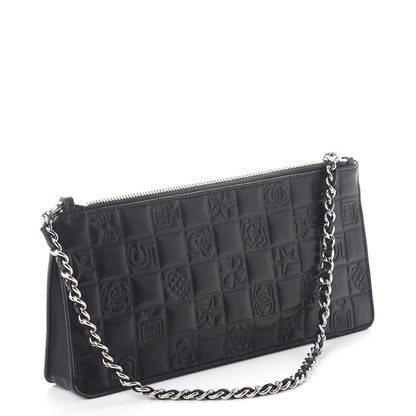 Chanel Lambskin Precious Symbols Pochette Black 4 of 9