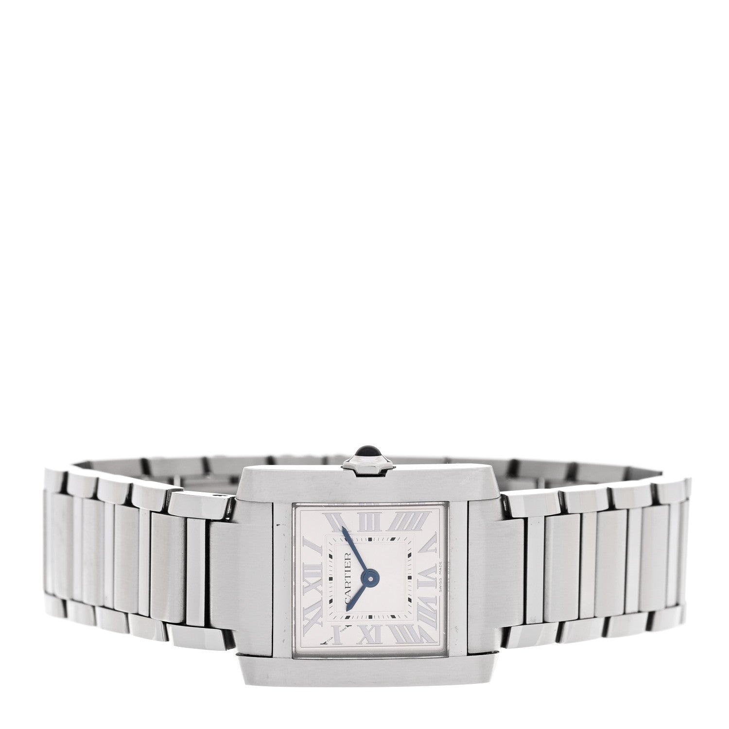 Cartier Stainless Steel 21mm Tank Francaise Quartz Watch Silver 2 of 5