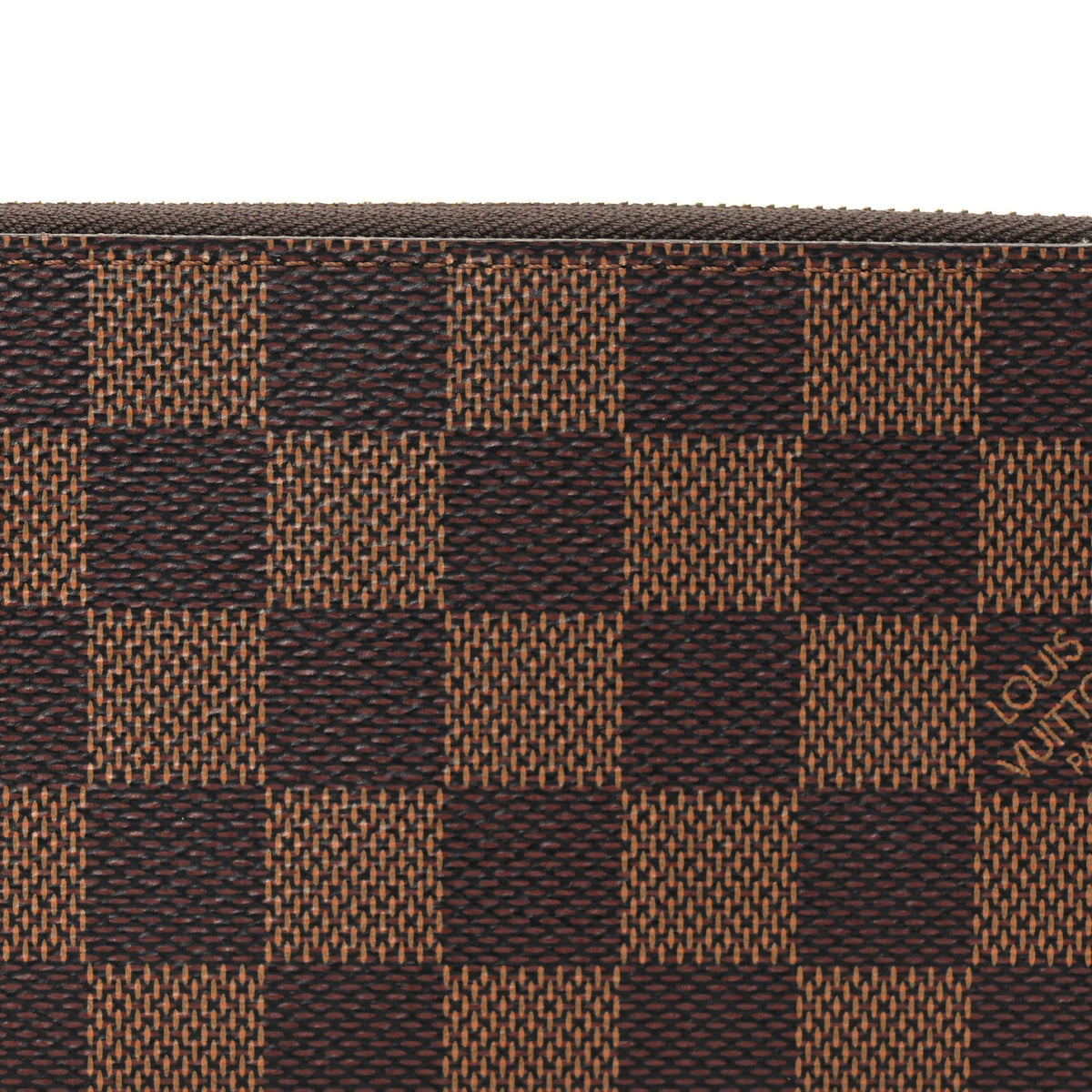 Louis Vuitton Damier Ebene Clemence Wallet Rose Ballerine 7 of 9