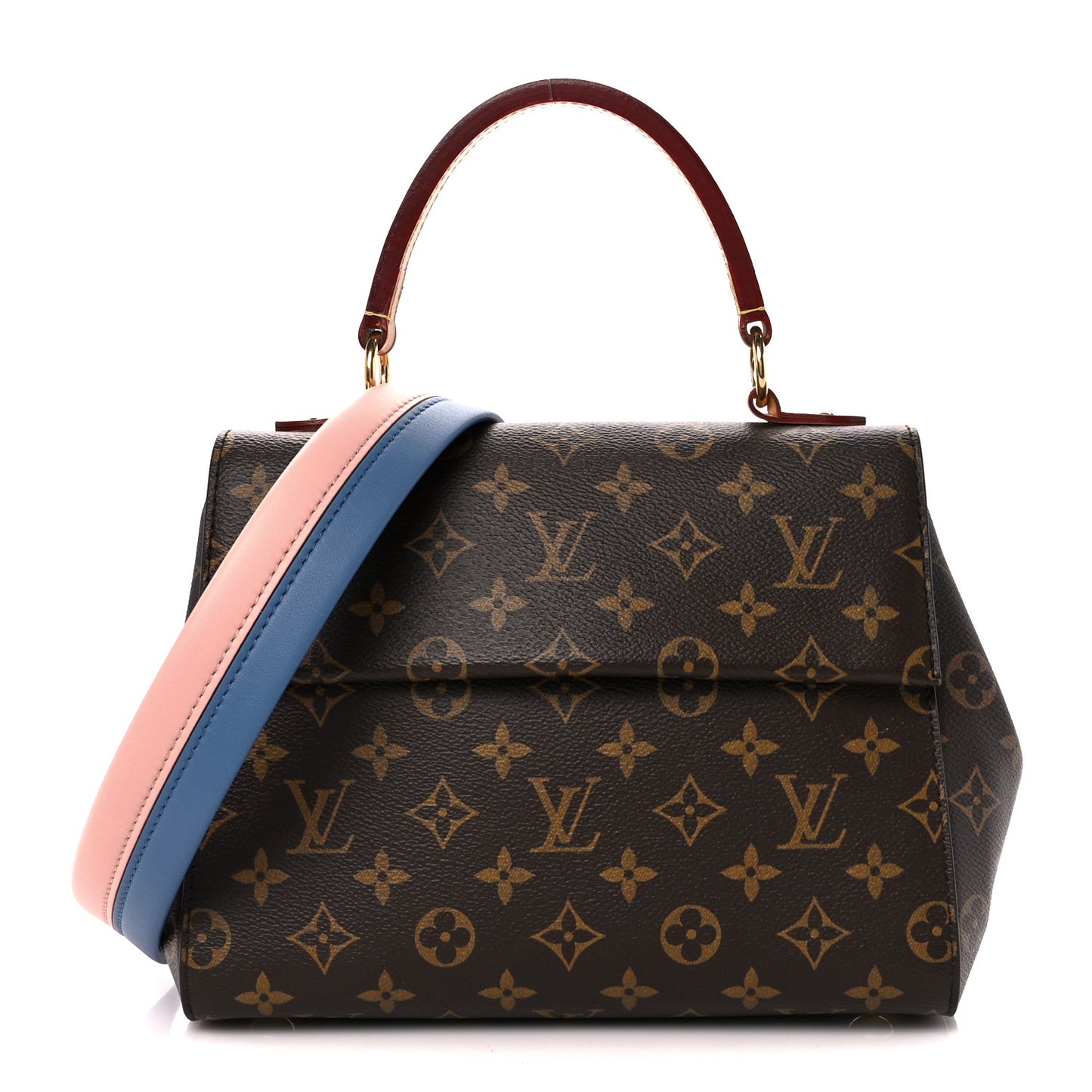 Monogram Cluny BB Blue Jean Pink