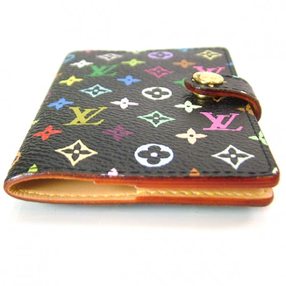 Louis Vuitton Monogram Multicolor Carnet de Bal Mini Agenda Cover Black 2 of 7