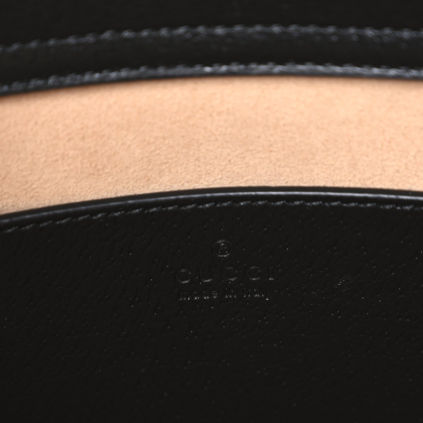 Textured Dollar Calfskin Web Small Diana Tote Bag Black Dusty Grey