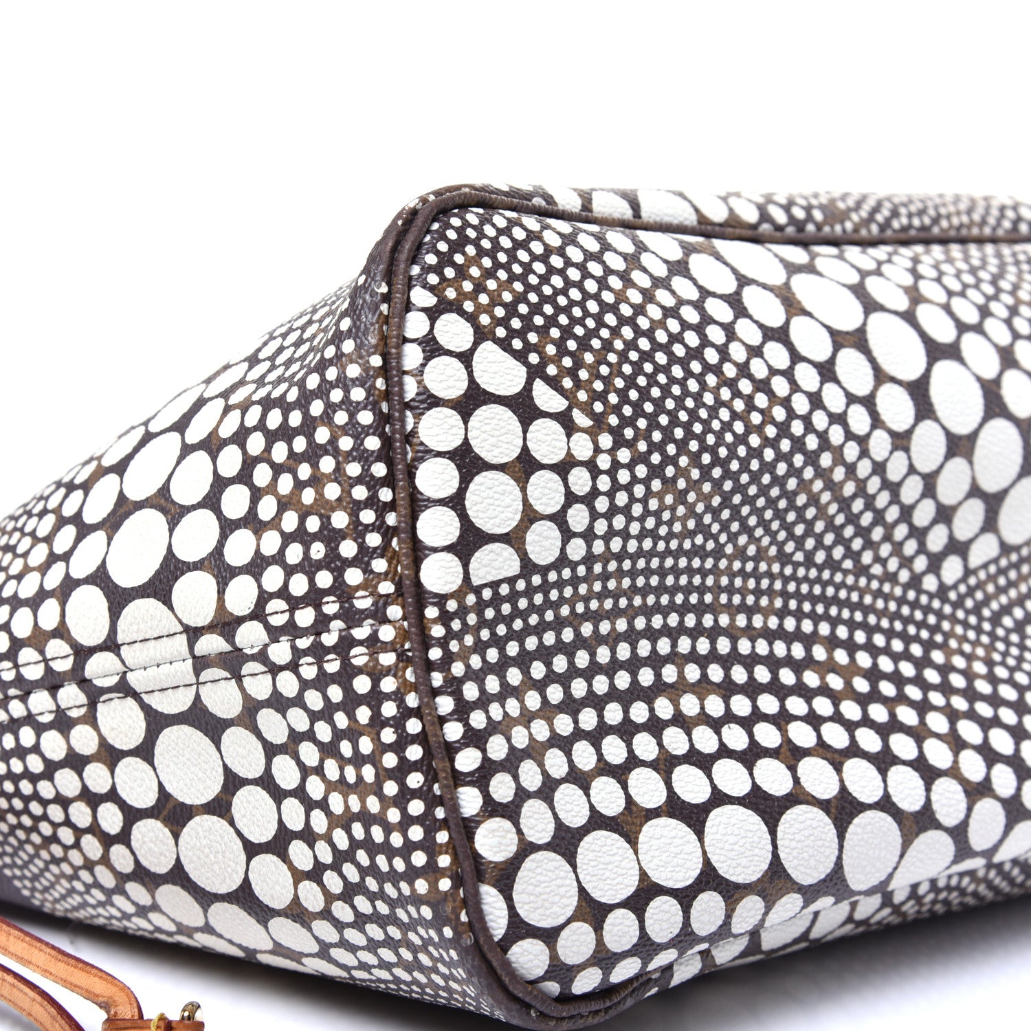 Louis Vuitton Monogram Kusama Waves Neverfull MM White 7 of 8