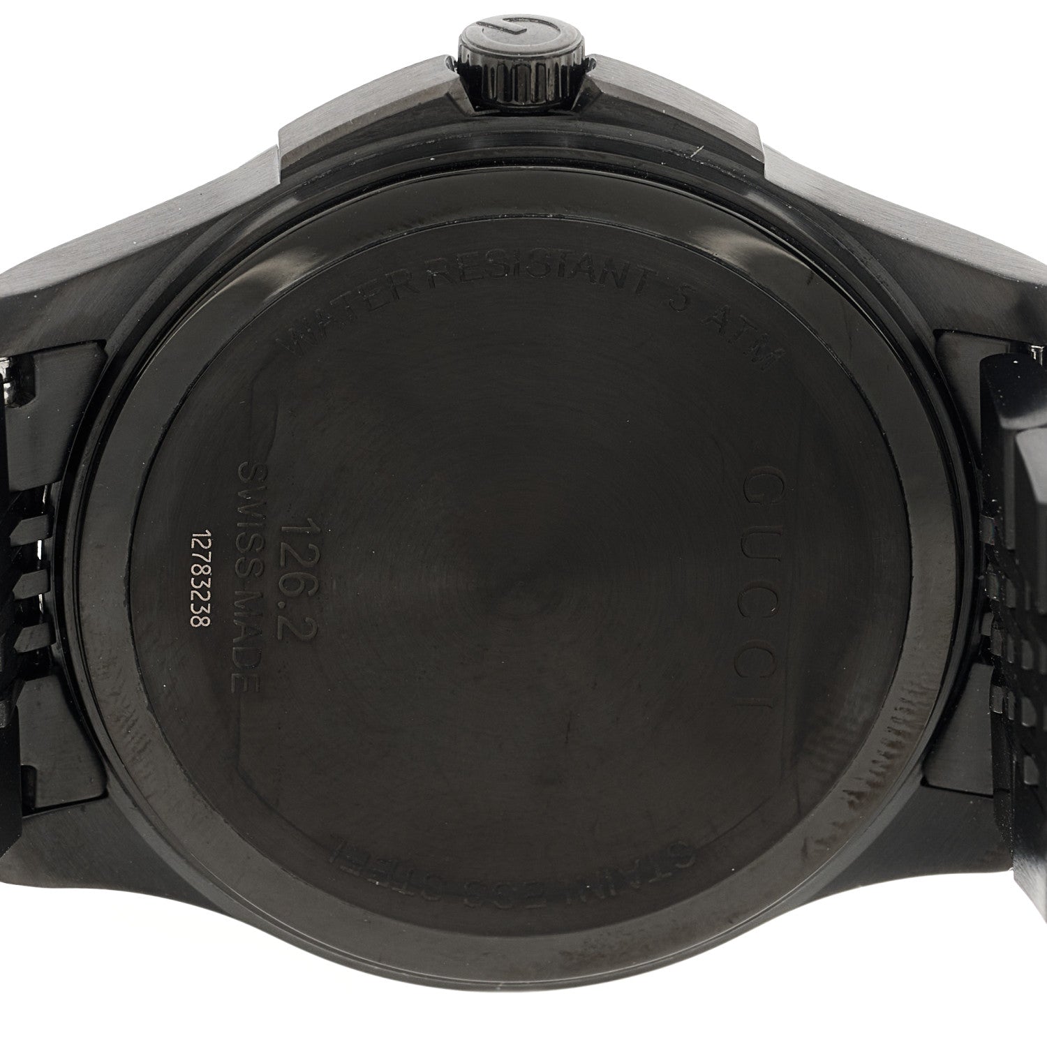 Gucci PVD Stainless Steel 44mm G-Timeless Quartz Watch Black 4 of 4