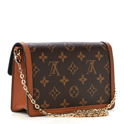 Louis Vuitton Reverse Monogram Dauphine Chain Wallet 2 of 10