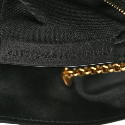 Fendi Vitello Grace King Karligraphy Chain Bucket Bag Black Bisquit 7 of 11