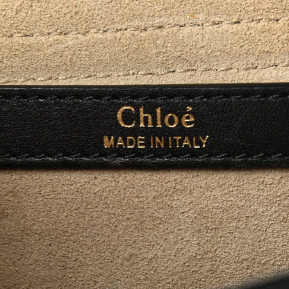 Chloe Calfskin Braided Medium Hudson Shoulder Bag Black 6 of 11