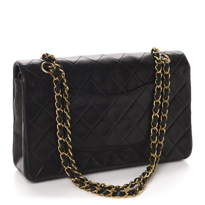 Chanel Lambskin Quilted Medium Double Flap Black 3 of 12
