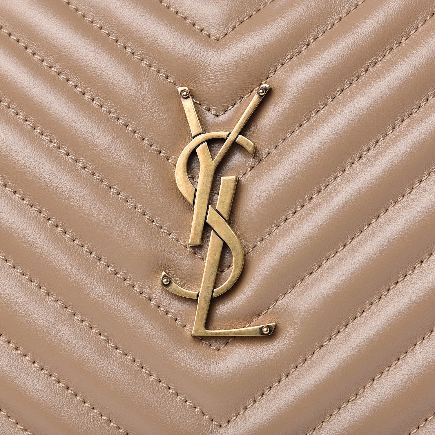 Saint Laurent Calfskin Matelasse Monogram Lou Camera Bag Dusty Grey 10 of 10