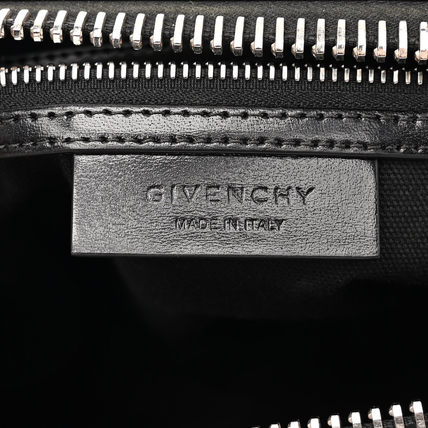 Givenchy Shiny Lord Calfskin Medium Antigona Black 6 of 10