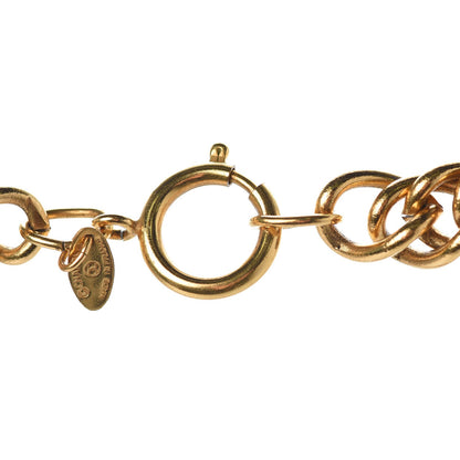 Chanel Quilted Medallion Short Necklace Gold 4 of 6