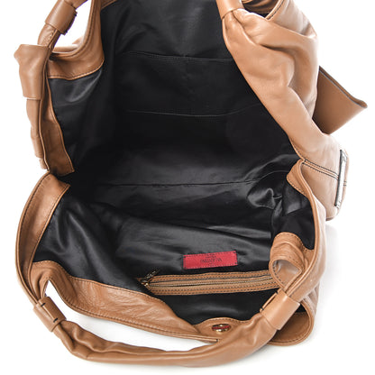 Valentino Garavani Nappa Premier Bow Hobo Brown 4 of 10