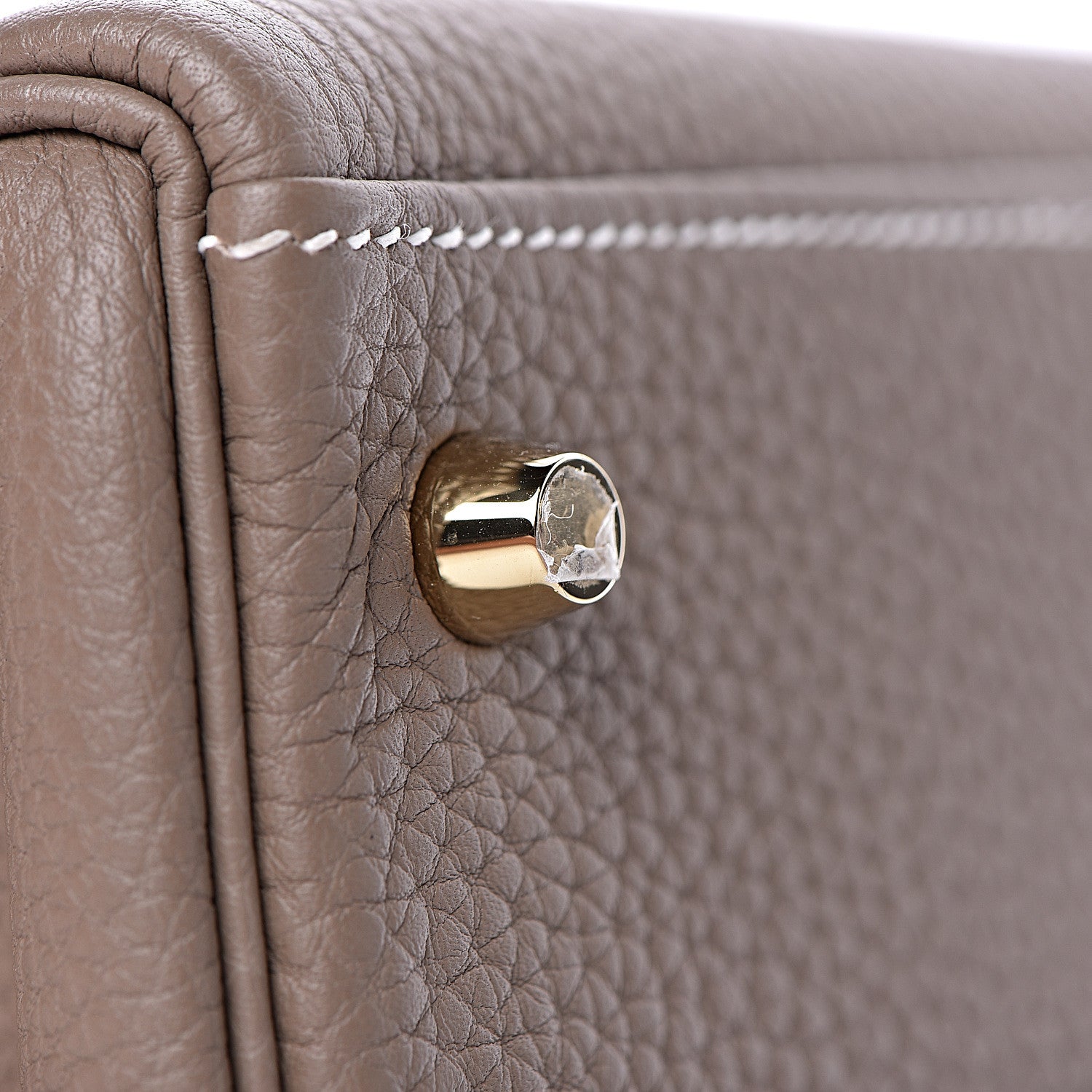 Hermes Togo Kelly Retourne 28 Etoupe 7 of 38