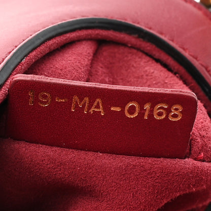 Christian Dior Calfskin Mini Saddle Bag Red 7 of 12