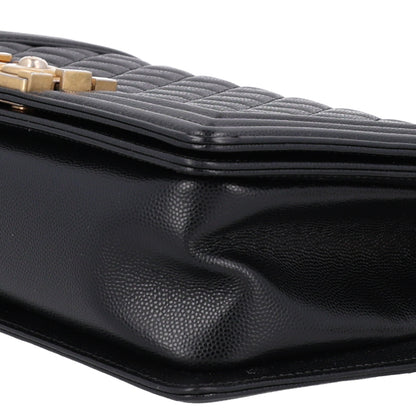 Chanel Caviar Quilted Medium Boy Flap Black 10 of 10