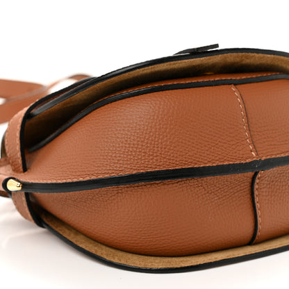 Loewe Pebble Grain Calfskin Mini Gate Dual Bag Tan 9 of 10