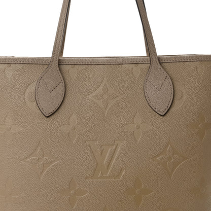 Louis Vuitton Empreinte Monogram Giant Neverfull MM Tourterelle 8 of 12