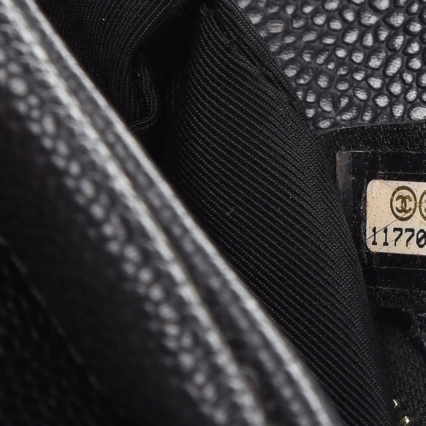 Caviar Quilted Petit Timeless Tote PTT Black