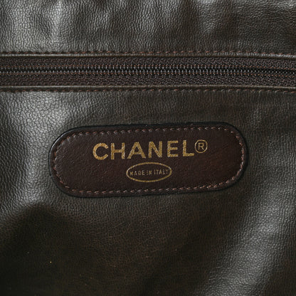 Chanel Caviar XL Weekender Bag Brown 9 of 15