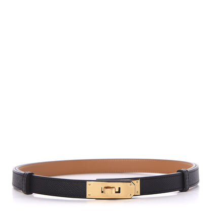 Hermes Epsom Kelly Belt Black 1 of 5
