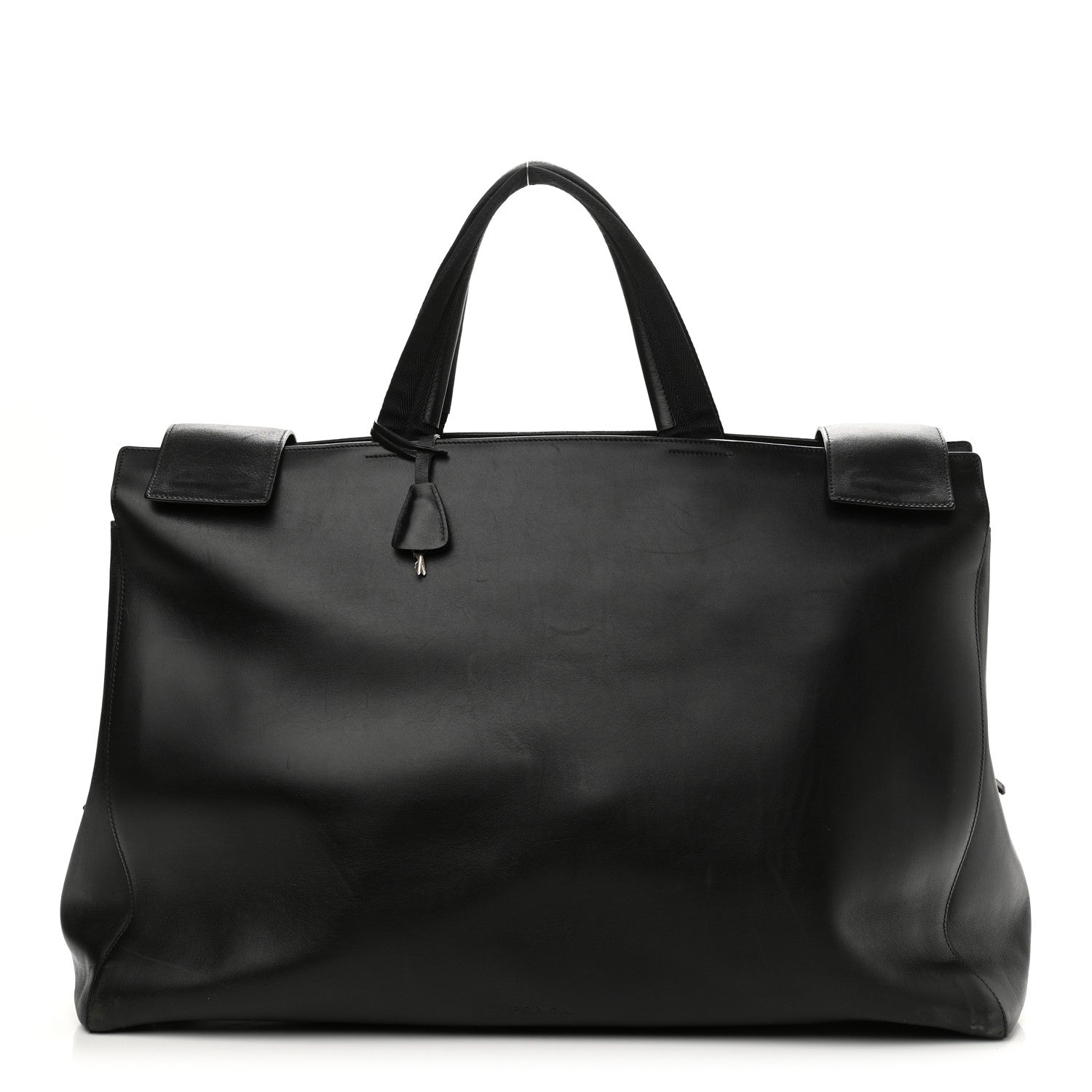 Prada Vitello City Tote Black 1 of 18
