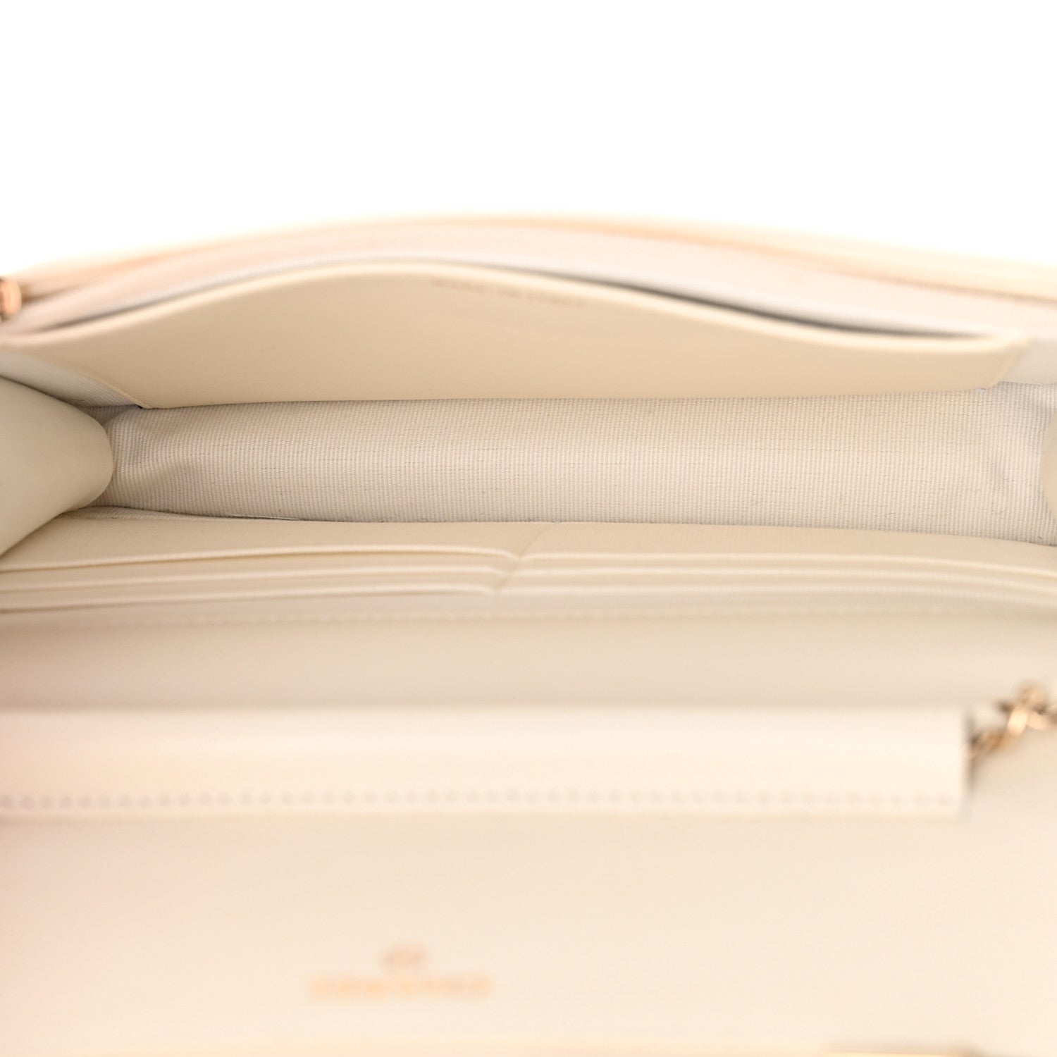 Chanel Caviar Quilted Wallet On Chain WOC White 5 of 11