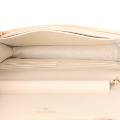 Chanel Caviar Quilted Wallet On Chain WOC White 5 of 11
