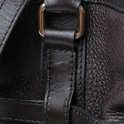 Burberry Grained Calfskin Haymarket Check Medium Golderton Tote Chocolate 8 of 8
