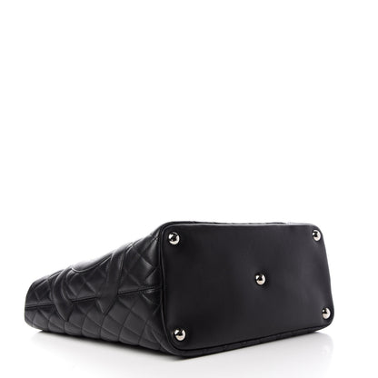 Chanel Calfskin Quilted Large Cambon Tote Black 4 of 9