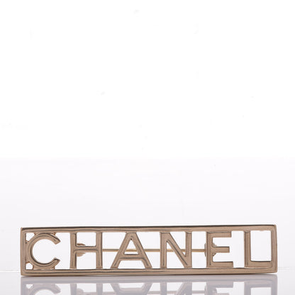 Chanel Star Logo Brooch Gold 1 of 4