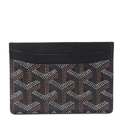 Goyard Goyardine Saint Sulpice Card Holder Black 1 of 6