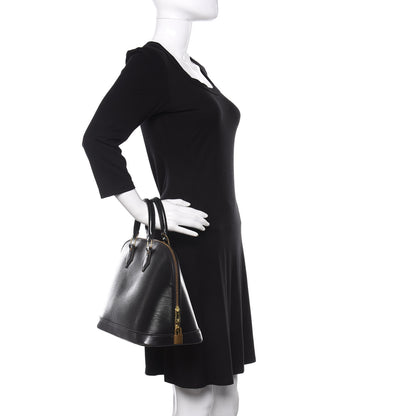 Louis Vuitton Epi Alma PM Black 2 of 9