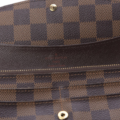 Louis Vuitton Damier Ebene Emilie Wallet 11 of 12