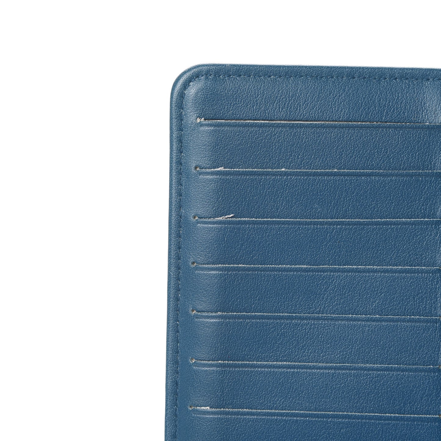 Patent CC Trousse Maquil Yen Wallet Blue