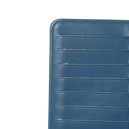 Chanel Patent CC Trousse Maquil Yen Wallet Blue 7 of 7