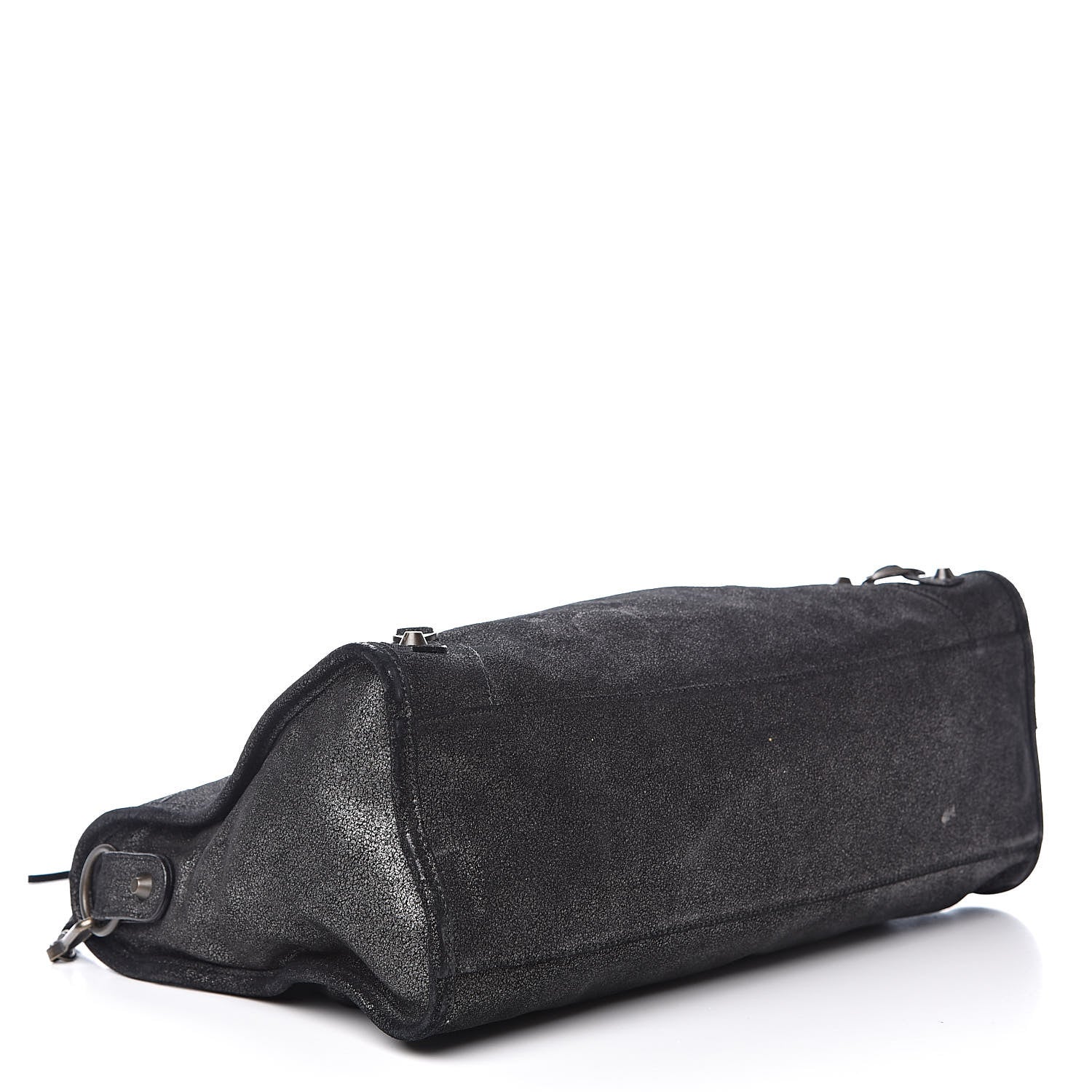 Balenciaga Metallic Craquele Classic Hardware City Black 4 of 14