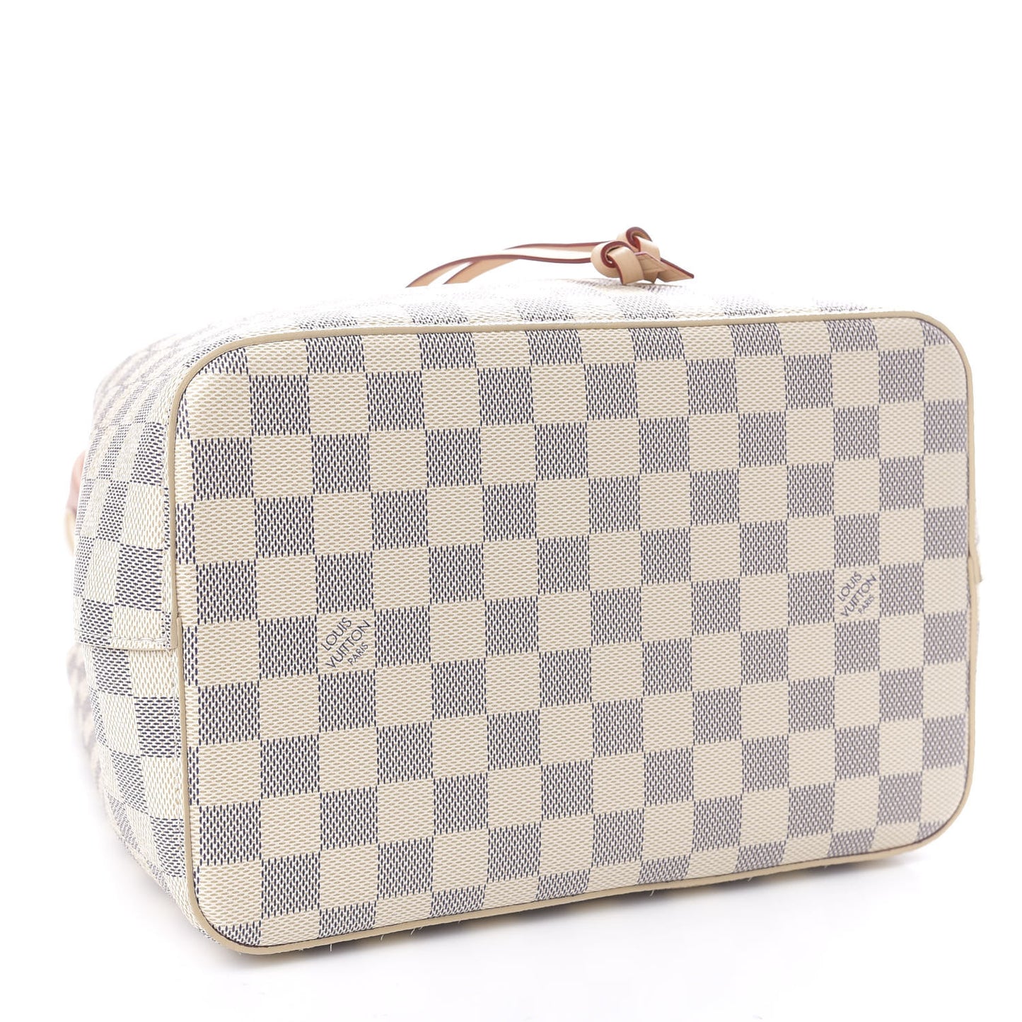 Damier Azur Braided Neonoe MM Peach Cream