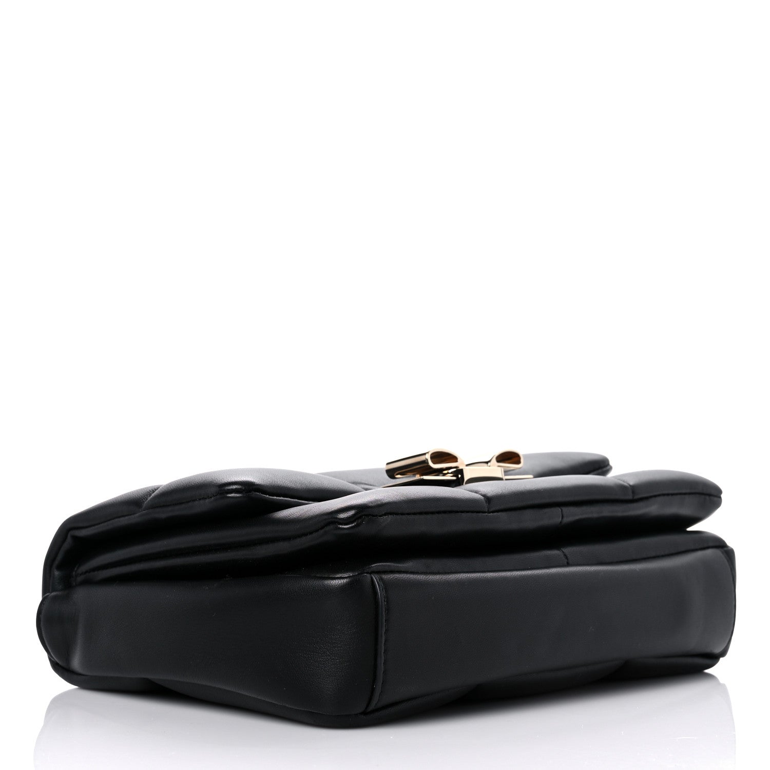 Salvatore Ferragamo Nappa Vendom Quilted Bag Black 4 of 10