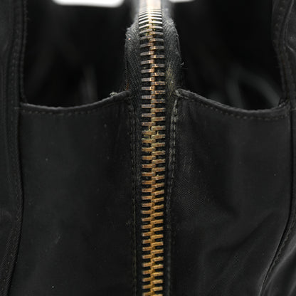 Prada Tessuto Nylon Chain Shoulder Bag Black 11 of 15