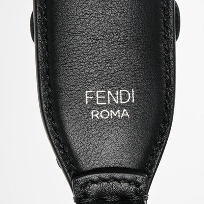 Fendi Vitello Dolce Nappa Patent Flowerland Studded Strap You Black 5 of 5