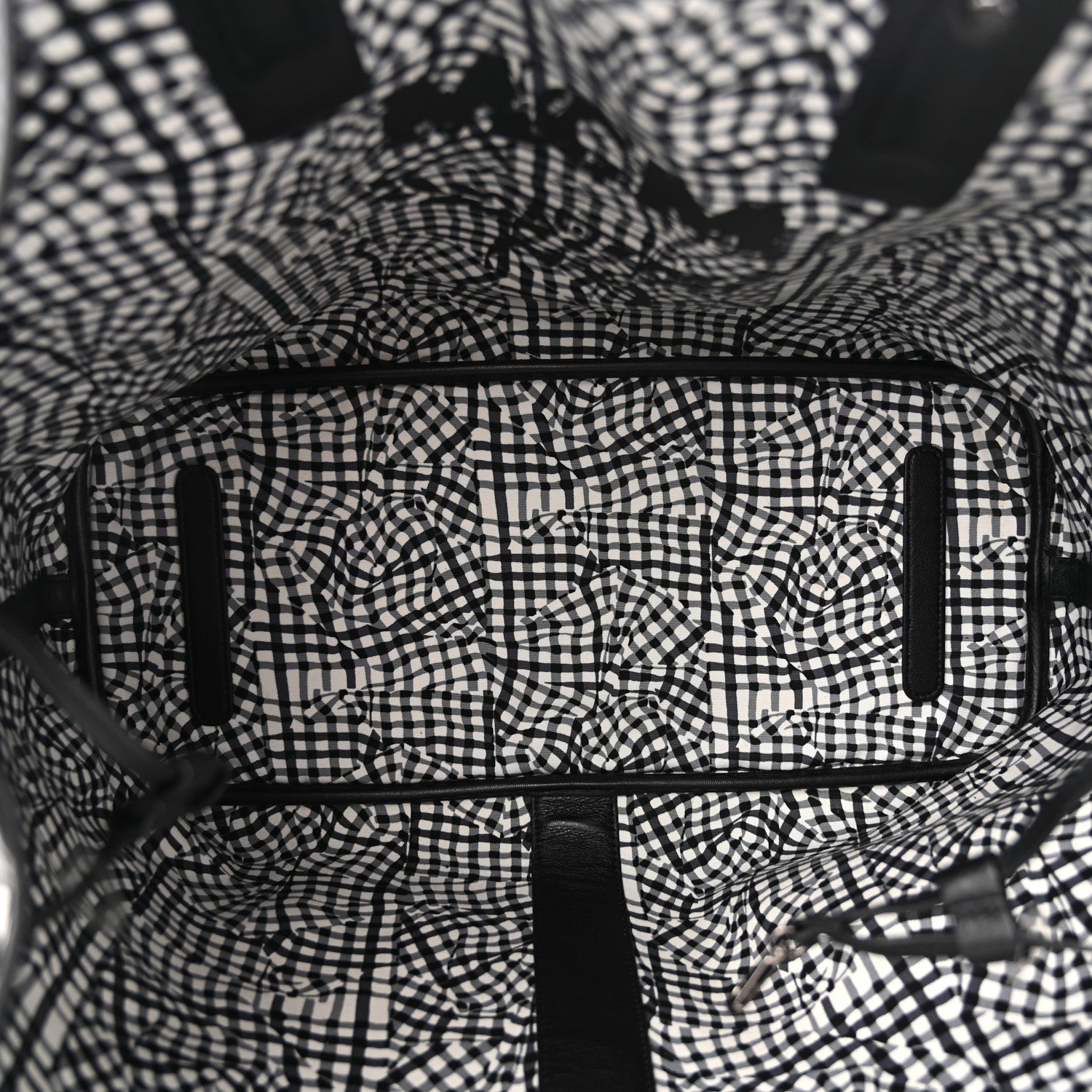 MCM Visetos Large Liz Reversible Shopper Tote Black 8 of 17