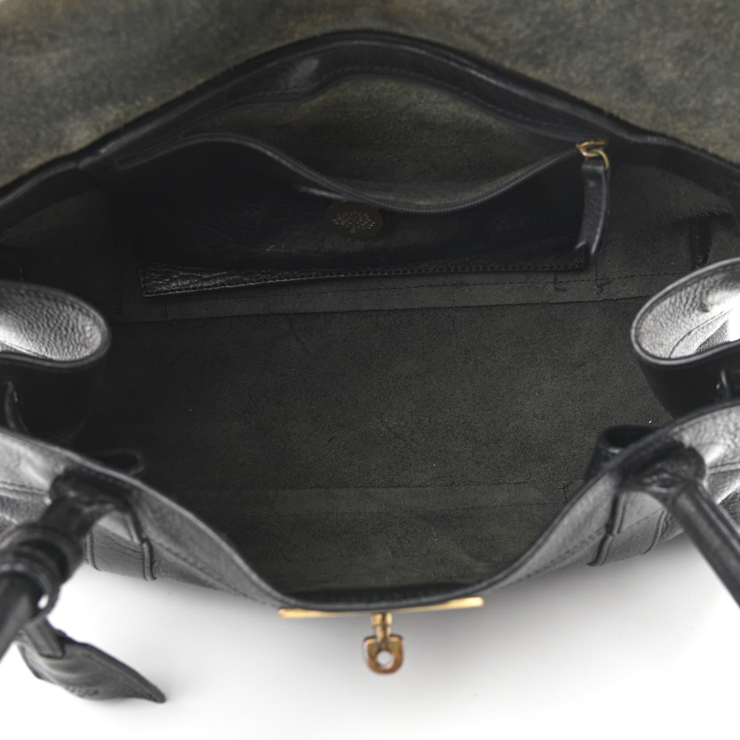 Mulberry Natural Leather Small Bayswater Black 5 of 13