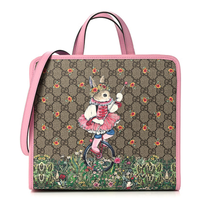 Gucci X YUKO HIGUCHI GG Supreme Monogram Childrens Tote Pink 1 of 12
