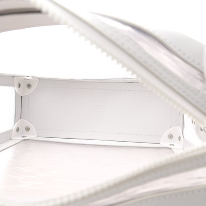 Louis Vuitton Calfskin PVC Epi Plage Soft Trunk Optic White 5 of 12